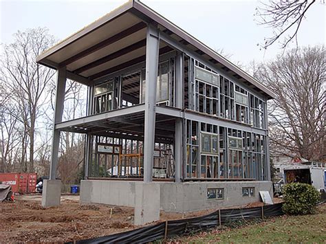 metal frame construction houses|steel framed residential modern homes.